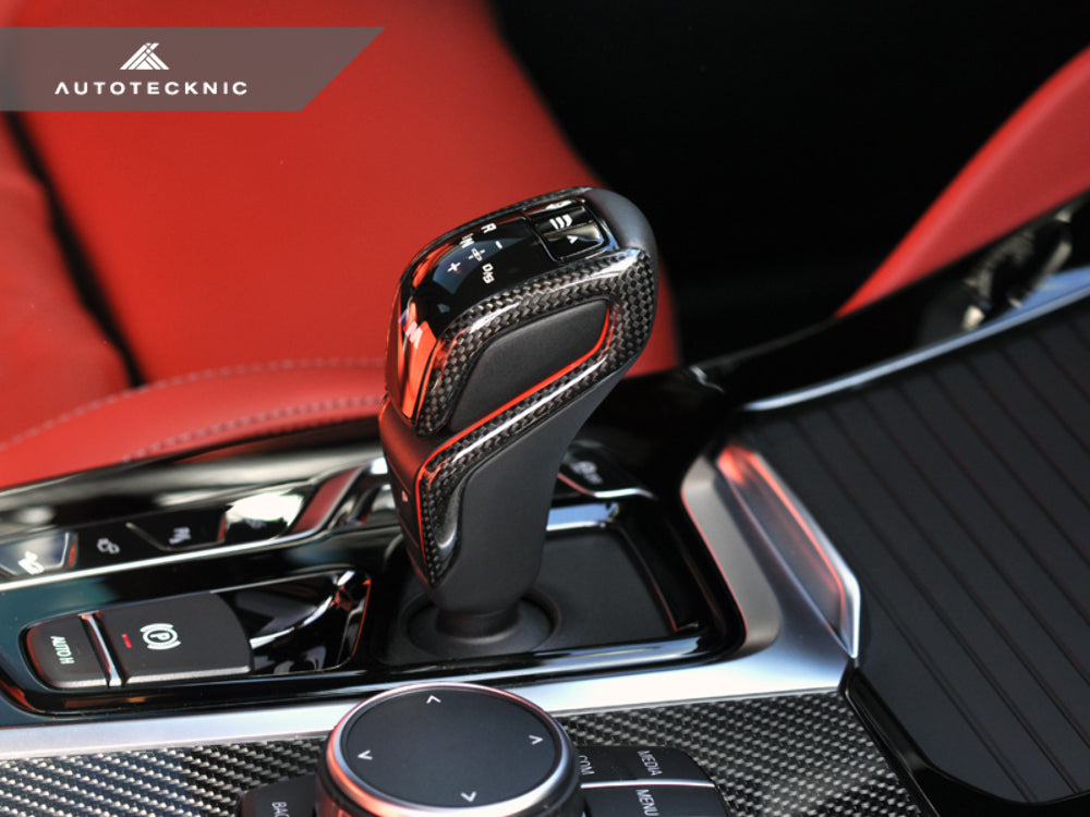 AutoTecknic BM-0130 Carbon Fiber Gear Selector Side Covers F90 M5