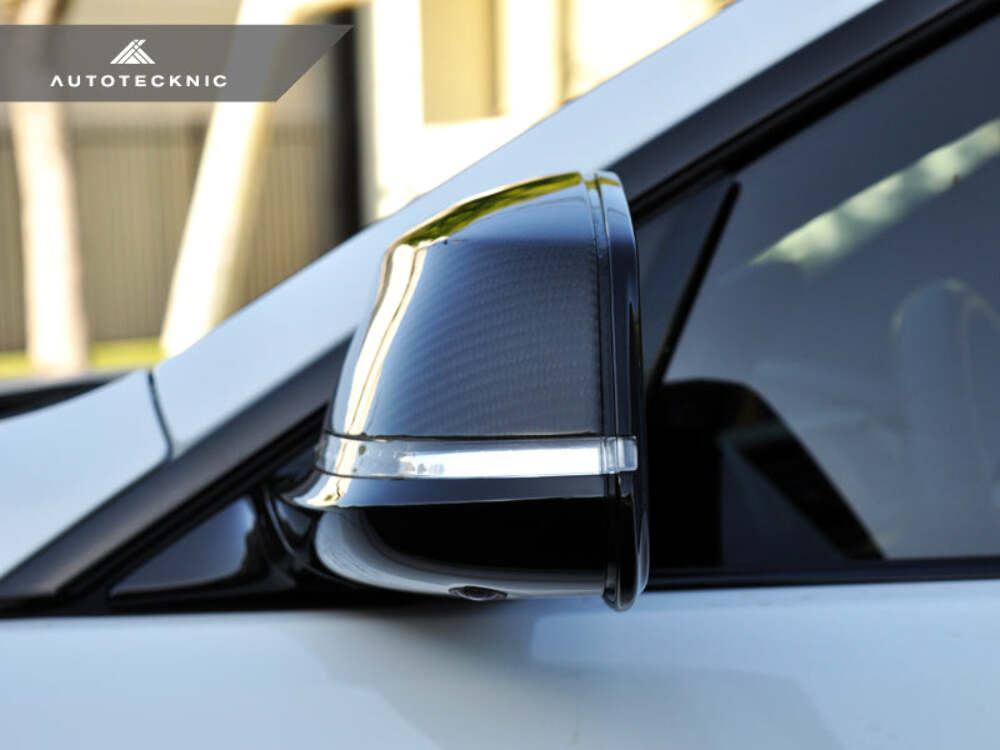 AutoTecknic Replacement Dry Carbon Mirror Covers E84 X1 F20 1 Series F22 2