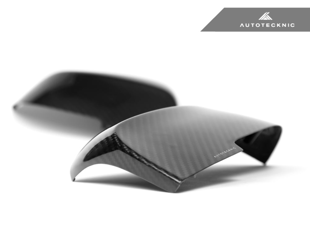 AutoTecknic BM-0141-G Replacement Gloss Dry Carbon Mirror Covers E84 X1