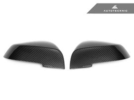 AutoTecknic BM-0141-G Replacement Gloss Dry Carbon Mirror Covers E84 X1