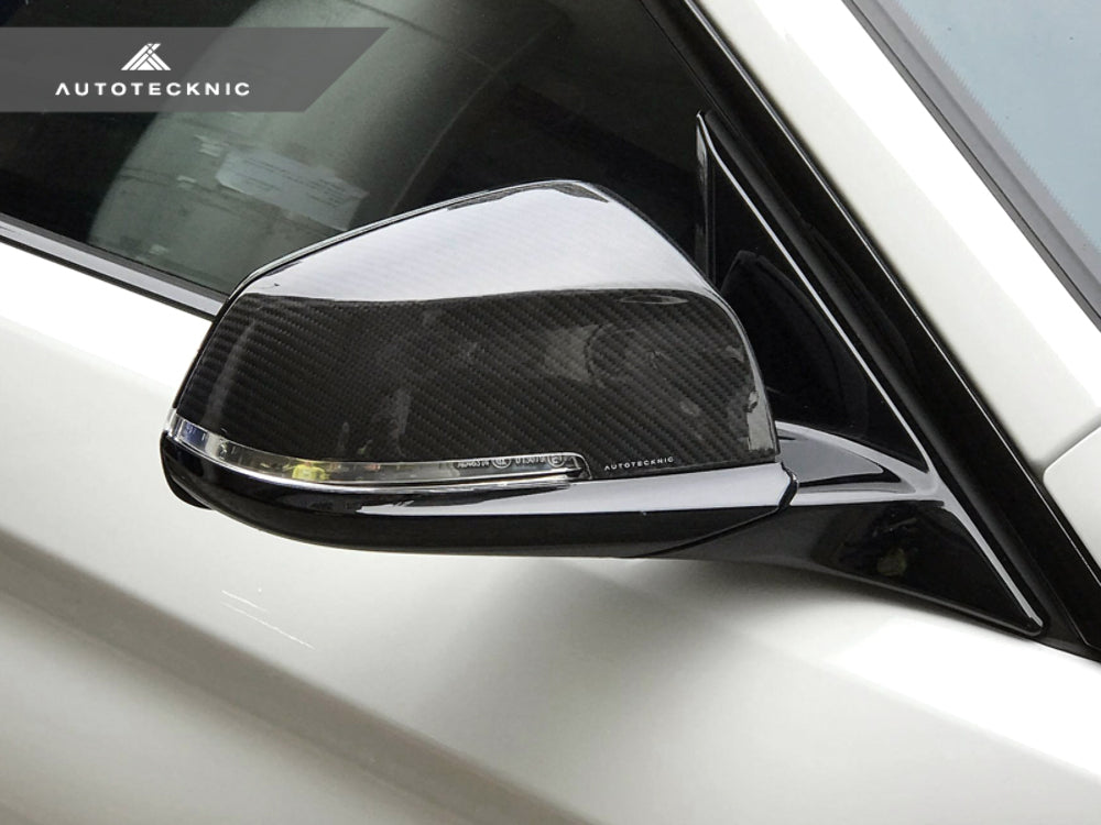 AutoTecknic BM-0141-G Replacement Gloss Dry Carbon Mirror Covers E84 X1