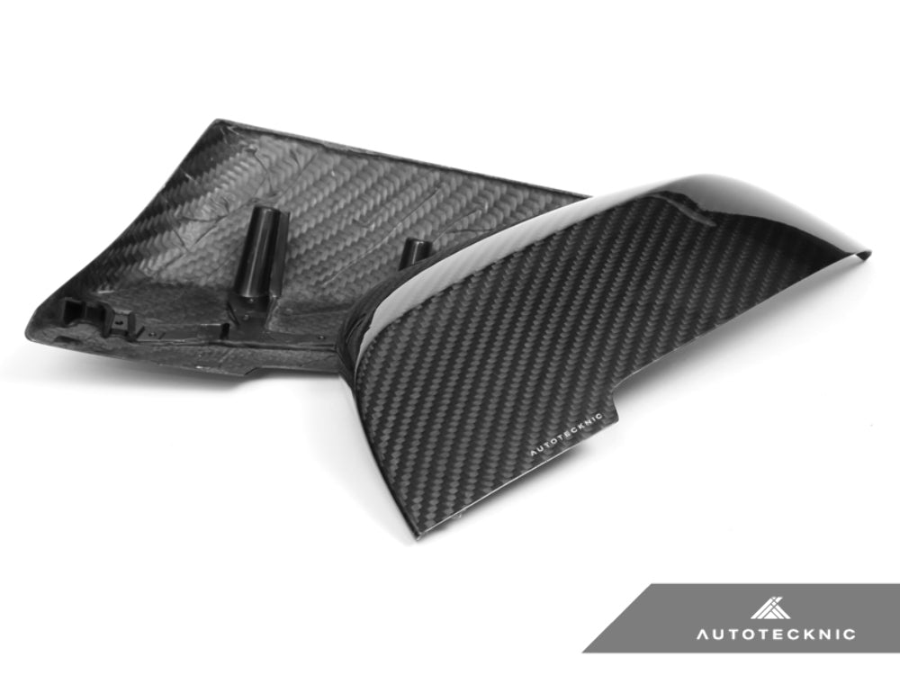 AutoTecknic BM-0141-G Replacement Gloss Dry Carbon Mirror Covers E84 X1