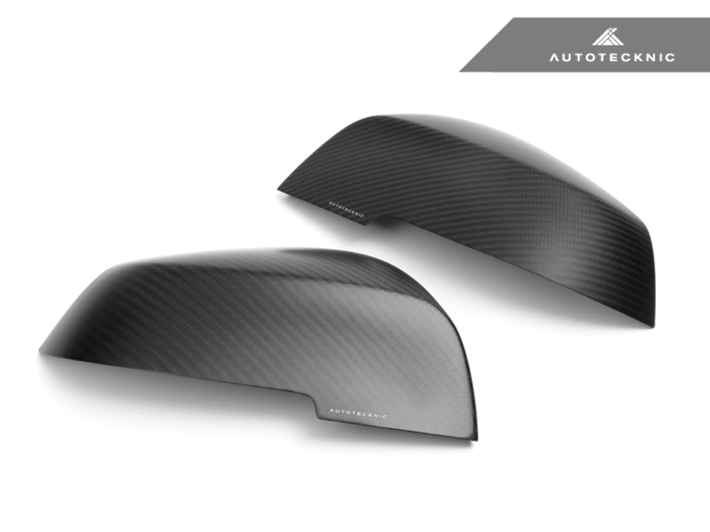 AutoTecknic BM-0141-M Replacement Matte Dry Carbon Mirror Covers E84 X1