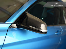 Load image into Gallery viewer, AutoTecknic BM-0142-DCF Replacement Dry Carbon Mirror Covers F22 2-Series