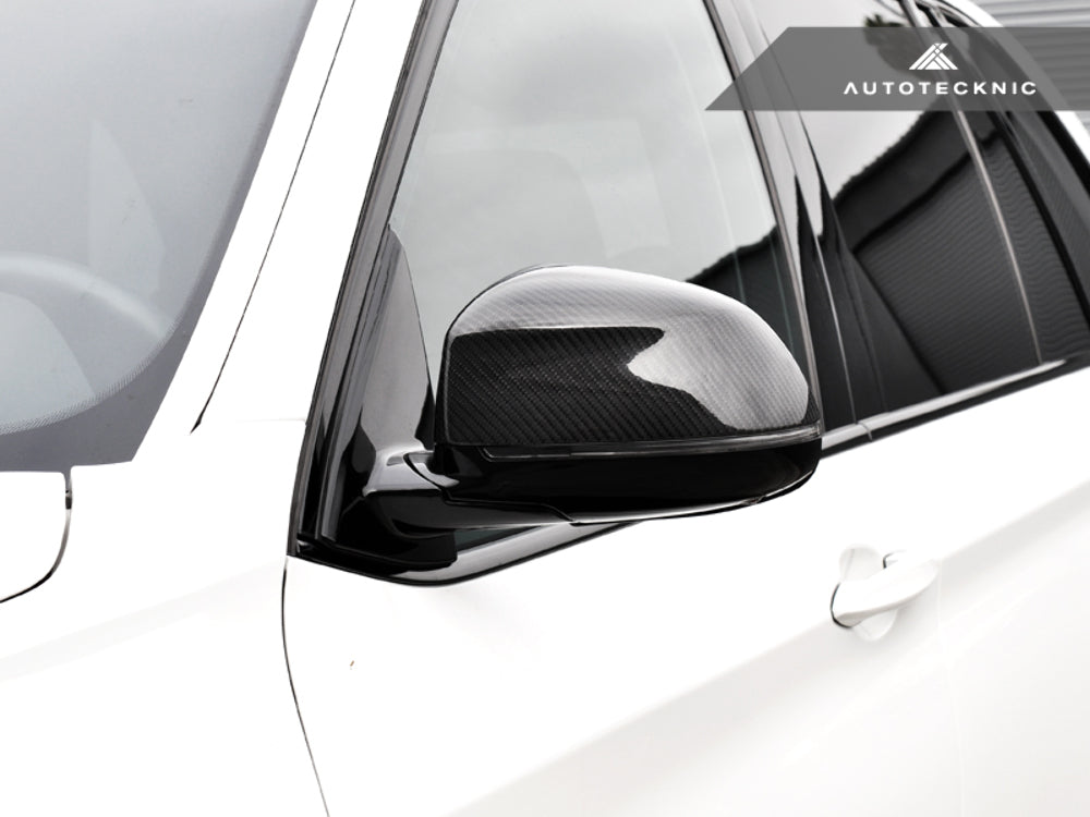 AutoTecknic BM-0146 Carbon Fiber Replacement Mirror Covers F25 X3