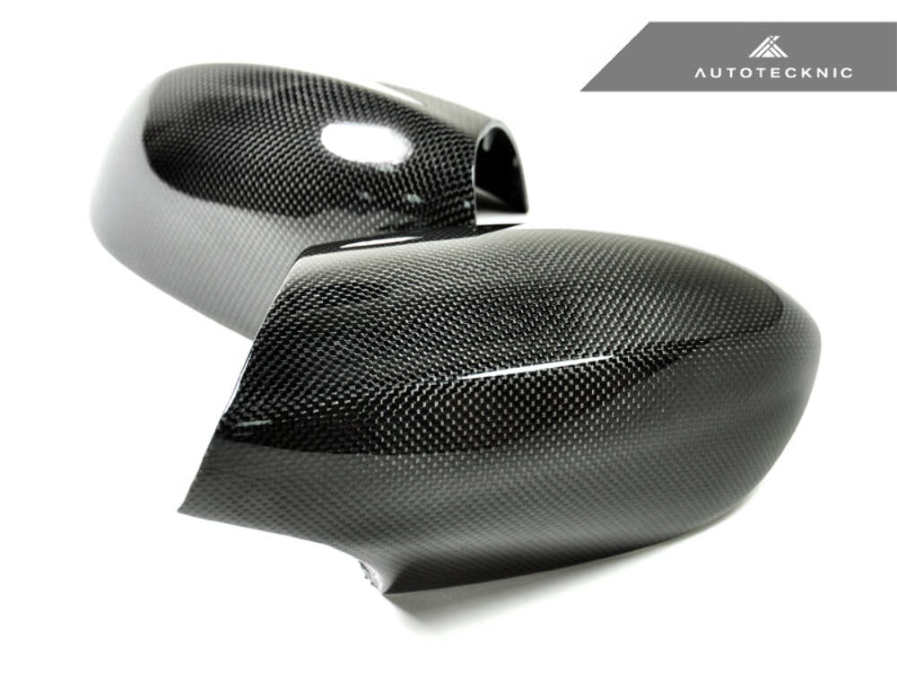 AutoTecknic Replacement Carbon Fiber Mirror Covers For BMW E90/ E92/ E93 M3 E82