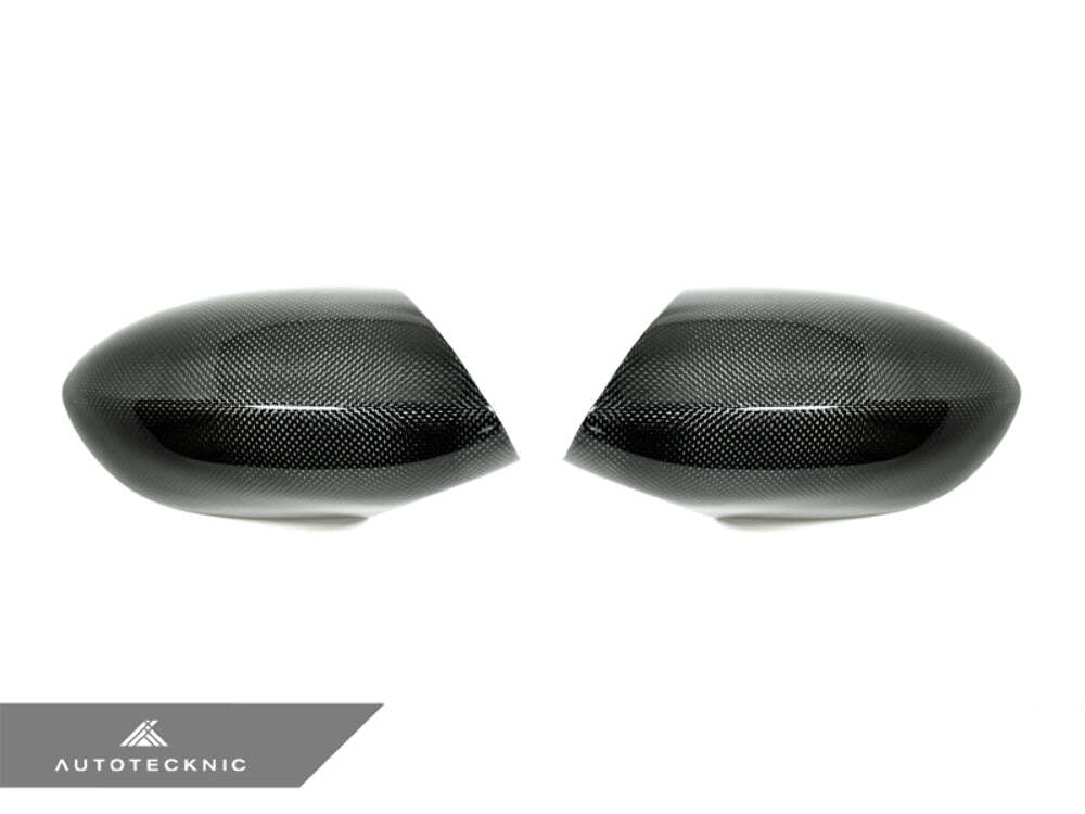 AutoTecknic Replacement Carbon Fiber Mirror Covers For BMW E90/ E92/ E93 M3 E82
