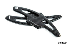 Load image into Gallery viewer, AutoTecknic BM-0161-CF DCT Shift Paddles E9X M3 DCT Carbon Fiber