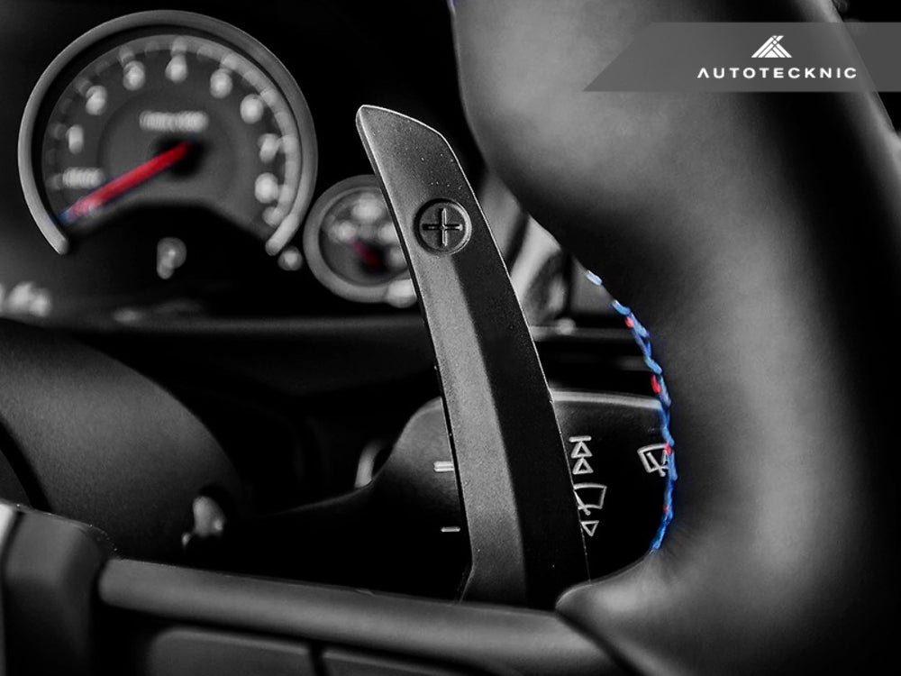 AutoTecknic BM-0164-SB Black Steering Shift Levers Paddles For BMW F80 M3