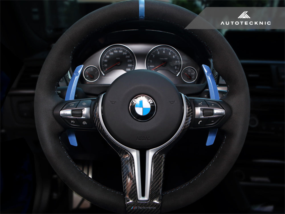 AutoTecknic BM-0164-YMB Blue Competition Steering Shift Levers For BMW F80 M3