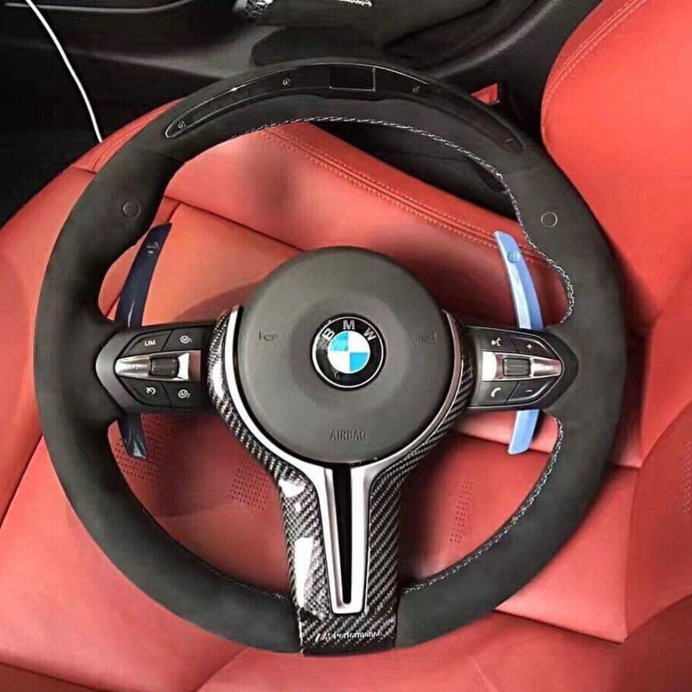 AutoTecknic BM-0164-YMB Blue Competition Steering Shift Levers For BMW F80 M3