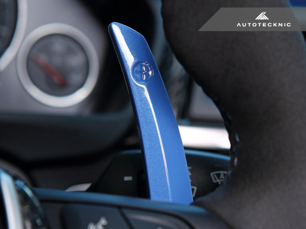 AutoTecknic BM-0164-YMB Blue Competition Steering Shift Levers For BMW F80 M3