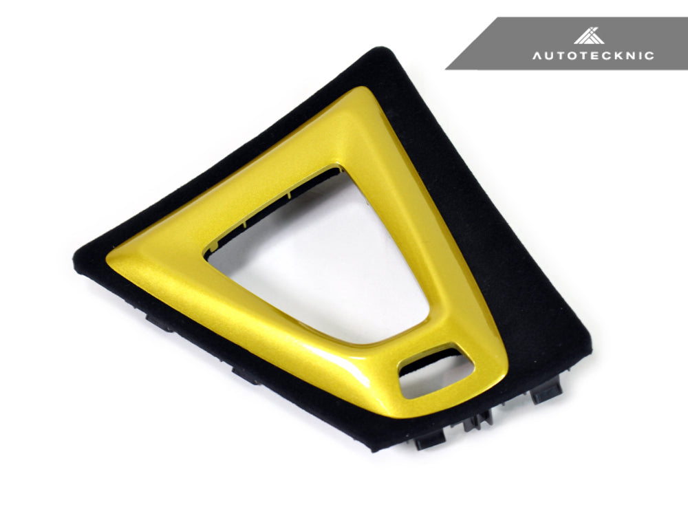 AutoTecknic BM-0167-B67 Yellow Painted Alcantara Shift Console Trim F80 M3