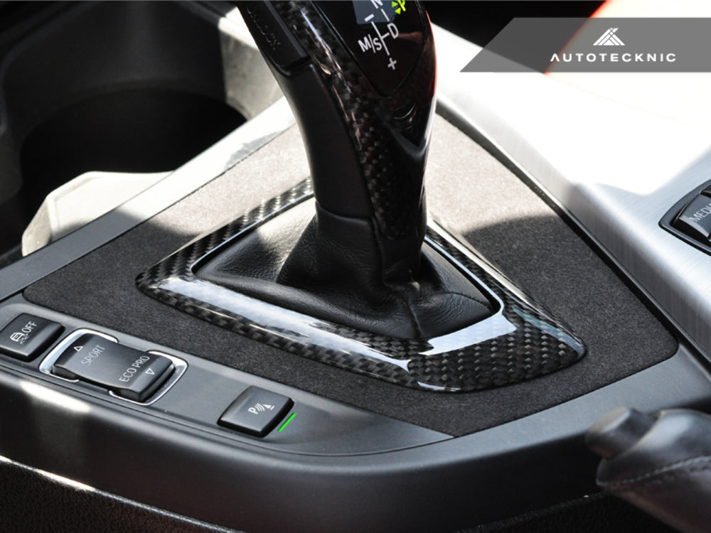 AutoTecknic BM-0169 Carbon Fiber Alcantara Shift Console Trim F22 2-Series