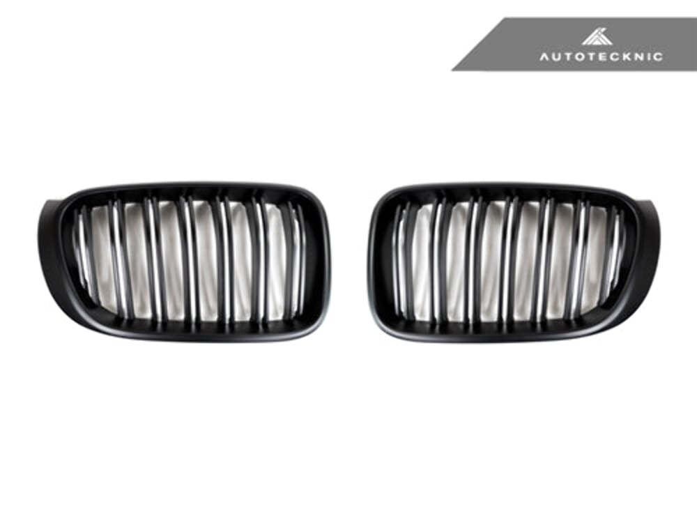 AutoTecknic BM-0171-DS-SB-1 Stealth Black Front Grille Set F25 X3 LCI F26 X4