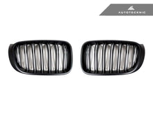 Load image into Gallery viewer, AutoTecknic BM-0171-DS-SB-1 Stealth Black Front Grille Set F25 X3 LCI F26 X4