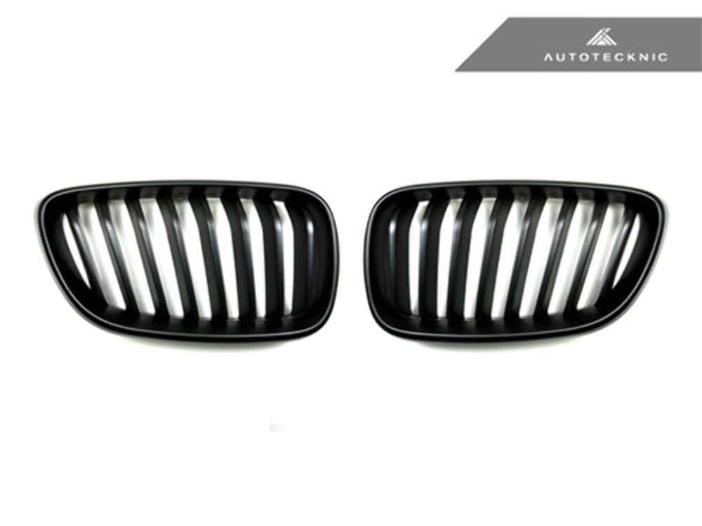 AutoTecknic BM-0172-MB Stealth Black Front Grille Set F22 2 Series