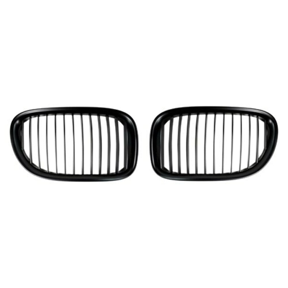 AutoTecknic BM-0177-SB Black Billet Main Grilles  For F01 F02 7-Series LCI