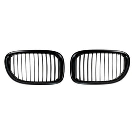 AutoTecknic BM-0177-SB Black Billet Main Grilles  For F01 F02 7-Series LCI