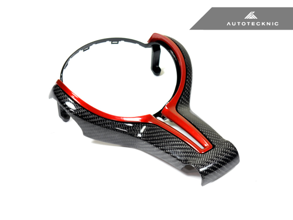 AutoTecknic BM-0183-SO Sakhir Orange Painted Steering Wheel Trim F80 M3