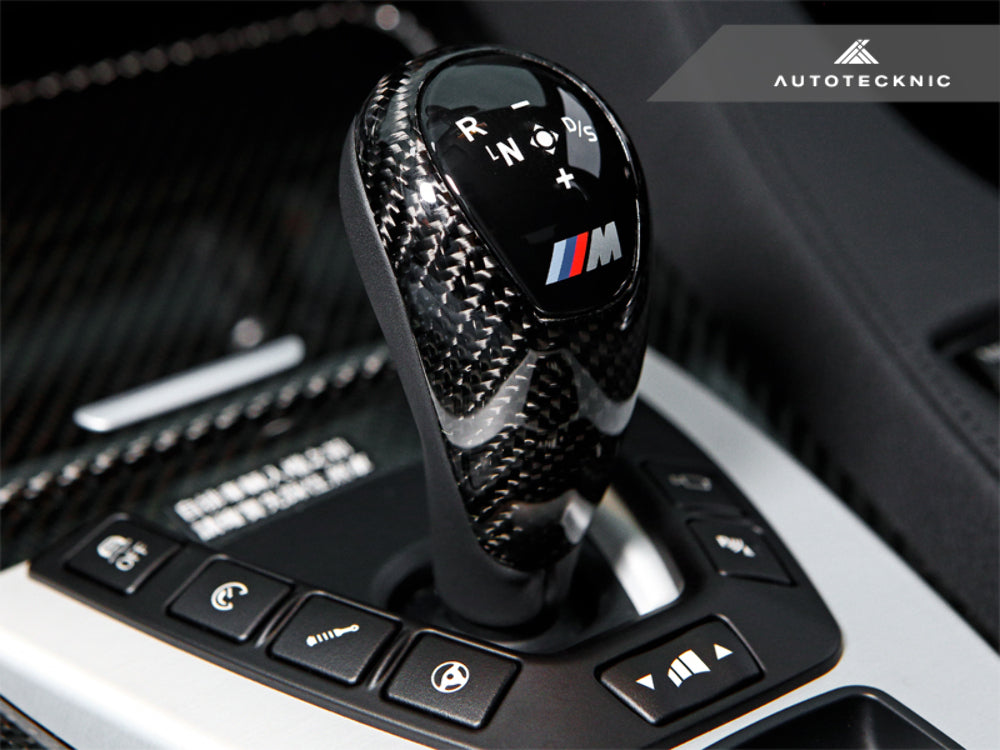 AutoTecknic BM-0195 Carbon Fiber Gear Selector Cover For BMW