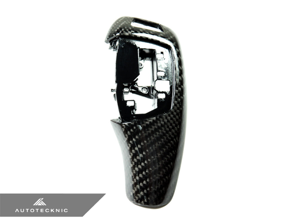 AutoTecknic BM-0196 Carbon Fiber Gear Selector Cover For BMW Steptronic Only