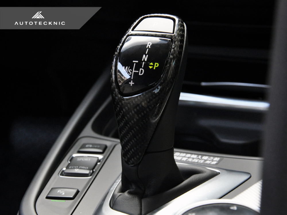 AutoTecknic BM-0197 Carbon Fiber Shifter Cover For BMW Sport Automatic