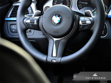 Load image into Gallery viewer, AutoTecknic BM-0199 Carbon Fiber M-Sport Steering Wheel Trim F30 &amp; F31 M-Sport