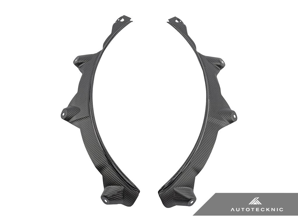 AutoTecknic BM-0204 Carbon Fiber Rear Wheel Arch Extension Set F90 M5