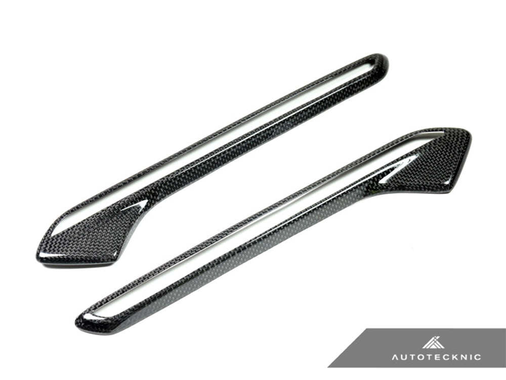 AutoTecknic Dry Carbon Fender Light Trim Set F06 M6 Gran Coupe F12 M6 Cabrio