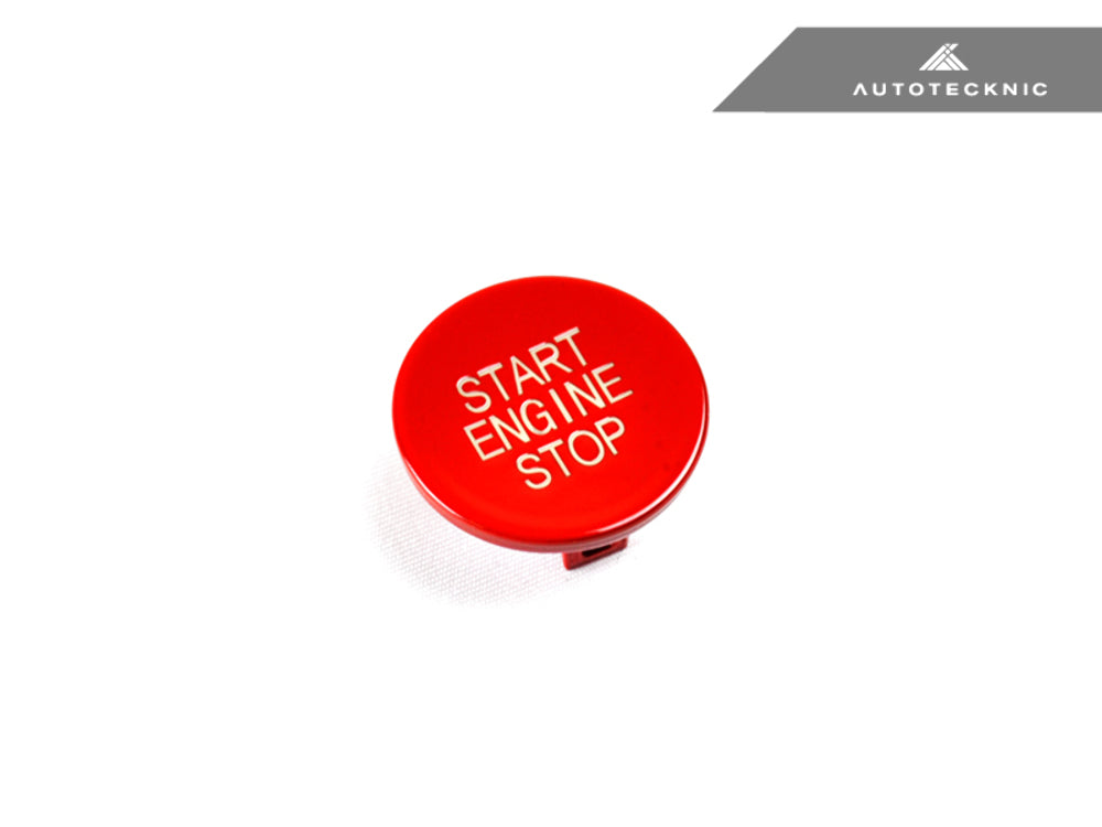 AutoTecknic BM-0225-RD Bright Red Start Stop Button For BMW G-Chassis Vehicles