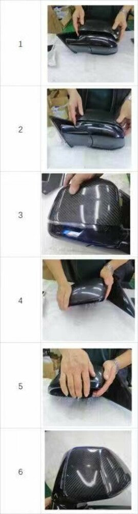 AutoTecknic BM-0257 Replacement Dry Carbon Mirror Covers G01 X3