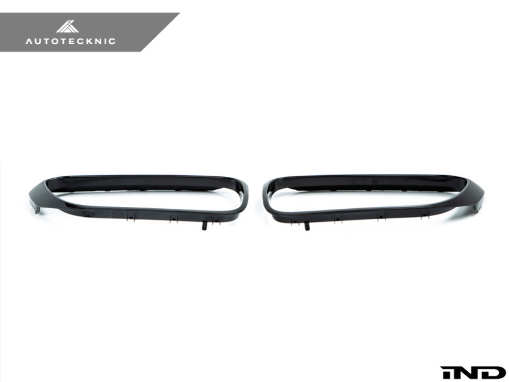 AutoTecknic BM-0272 Replacement Glazing Black Front Grilles Surrounds F90 M5