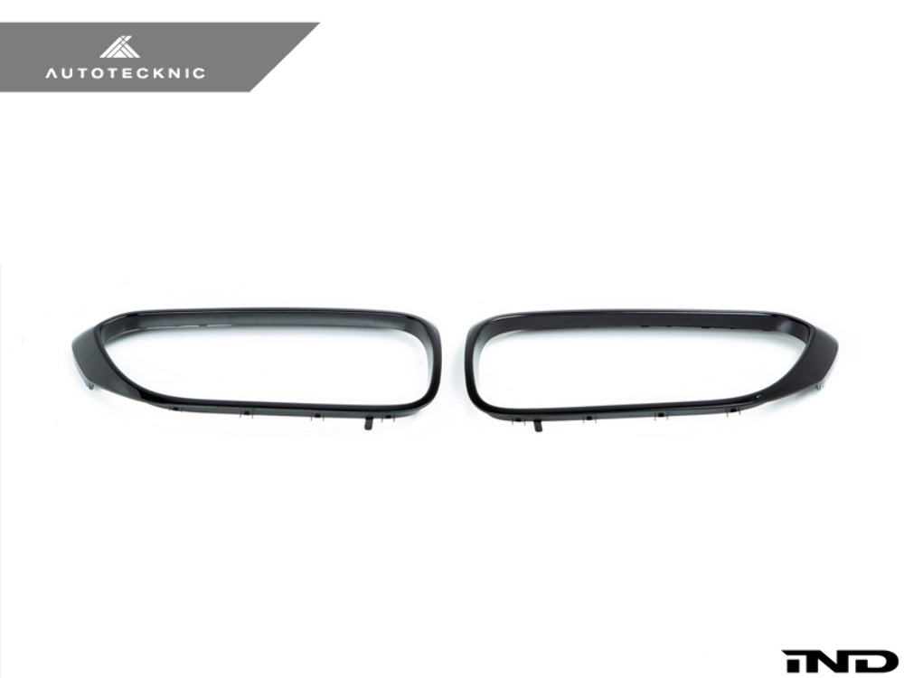 AutoTecknic BM-0272 Replacement Glazing Black Front Grilles Surrounds F90 M5