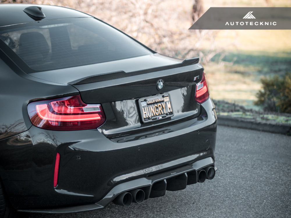 AutoTecknic BM-0277 Dry Carbon Fiber Competition Trunk Spoiler F87 M2