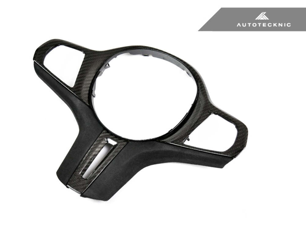 AutoTecknic Carbon Alcantara Steering Wheel Trim G30 5 Series G32 6 Series GT