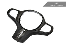 Load image into Gallery viewer, AutoTecknic Carbon Alcantara Steering Wheel Trim G30 5 Series G32 6 Series GT