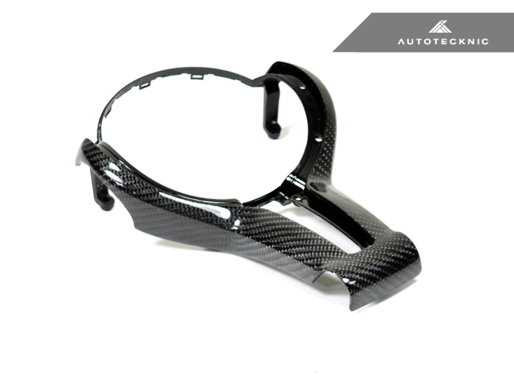 AutoTecknic BM-0283 Carbon Outer Steering Wheel Trim F-Chassis M Vehicles