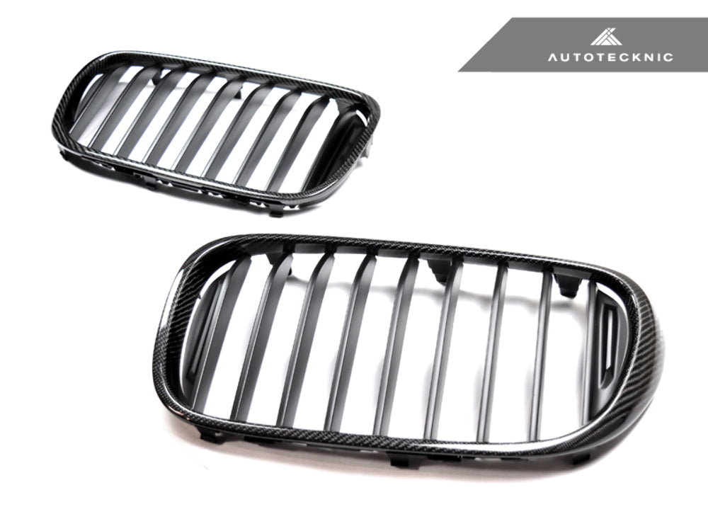 AutoTecknic BM-0301-CF Carbon Fiber Front Grilles 7-Series Pre-LCI 16-19