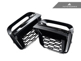 AutoTecknic BM-0312-GB Gloss Black Lower Grille Trim Set G01 X3