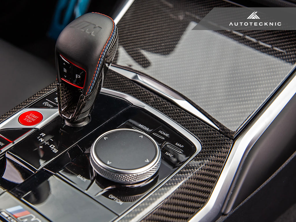 AutoTecknic BM-0323 Dry Carbon Gear Selector Cover G87 M2