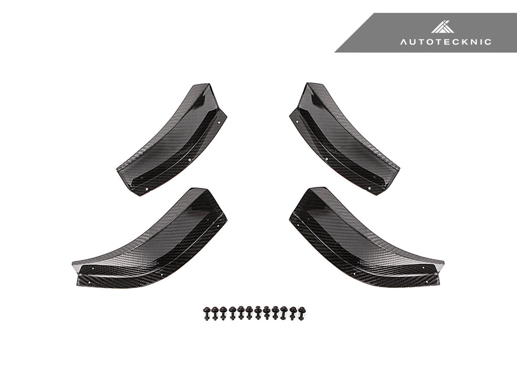 AutoTecknic BM-0324 GT4 Dry Carbon Bumper Canard Set G80 M3