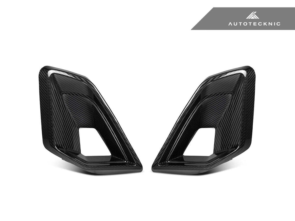 AutoTecknic Carbon Fiber Front Bumper Air Vent Set G05 X5 M Sport LCI