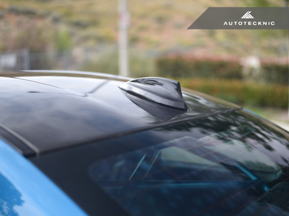 AutoTecknic BM-0334-P Plain Weave Carbon Roof Antenna Cover For BMW F22 2-Series