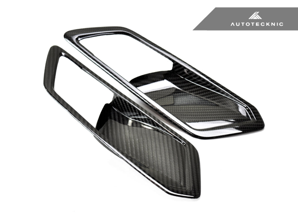 AutoTecknic BM-0357 Dry Carbon Interior Door Handle Trims G20 3-Series