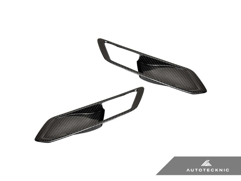 AutoTecknic BM-0357-G80 Dry Carbon Interior Door Handle Trim Set G80 M3
