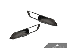 Load image into Gallery viewer, AutoTecknic BM-0357-G80 Dry Carbon Interior Door Handle Trim Set G80 M3