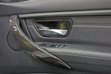 Load image into Gallery viewer, Autotecknic Gloss Dry Carbon Fiber Interior Door Handle Covers For BMW F-Chassis