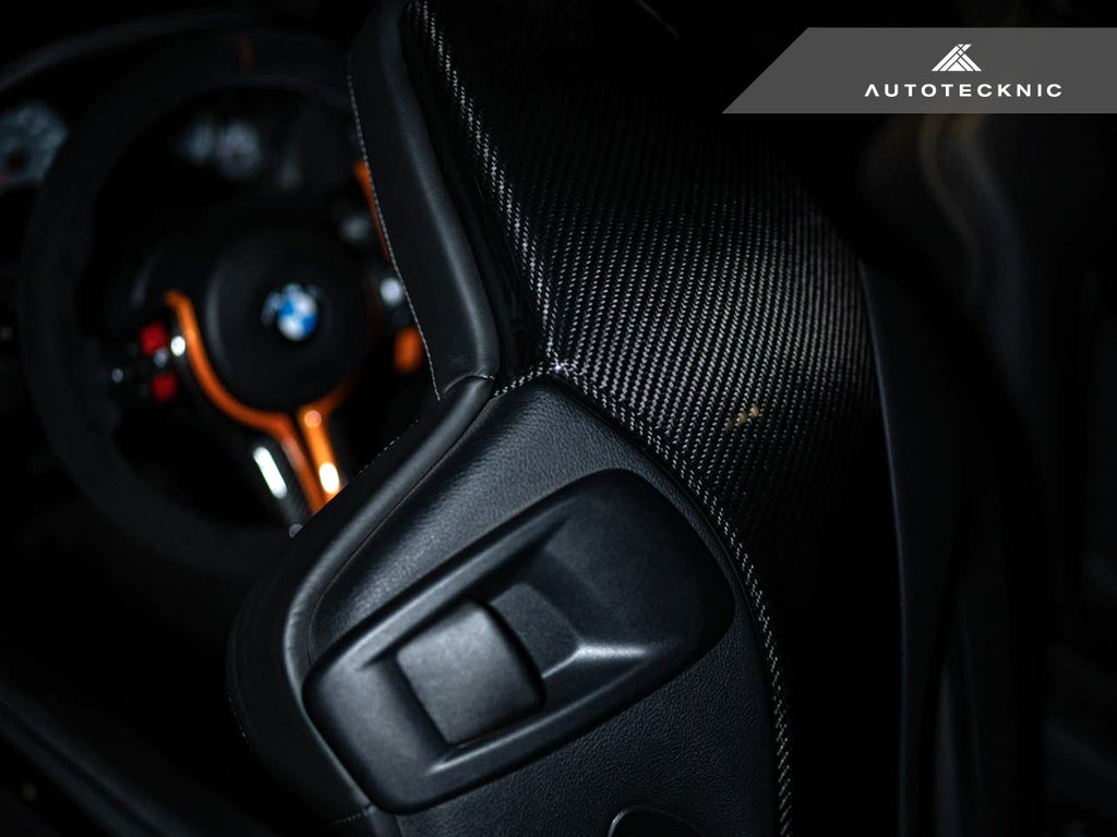 AutoTecknic BM-0368 Dry Carbon Fiber Seat Back Covers F80 M3