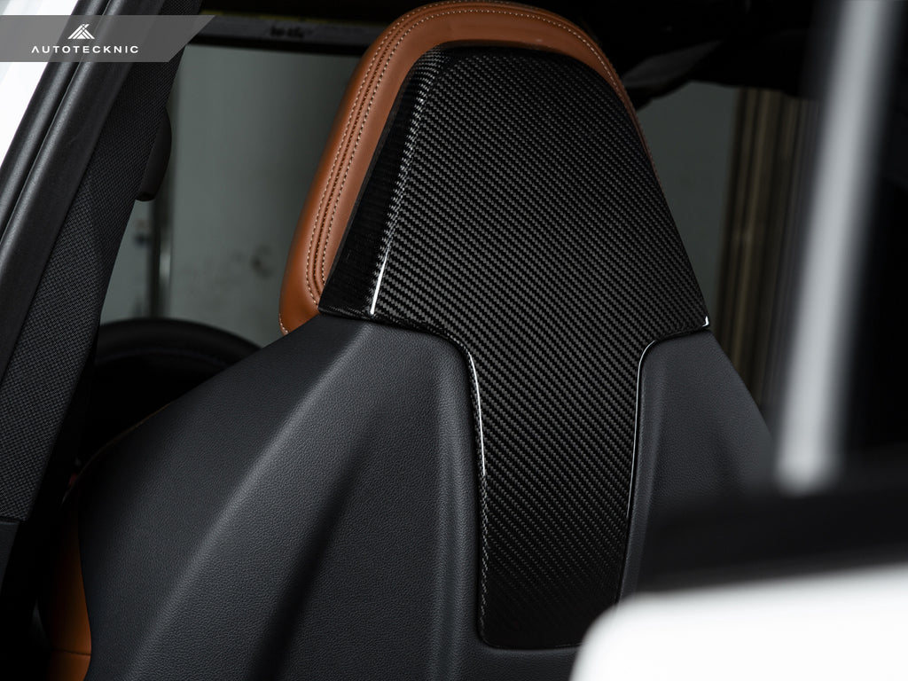 AutoTecknic BM-0373 Dry Carbon Seat Back Cover F97 X3M